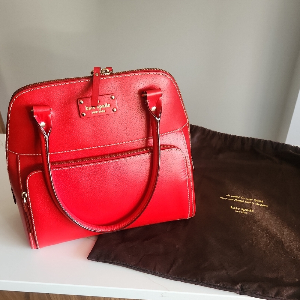 Kate Spade Vibrant Red Satchel